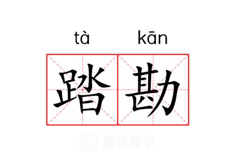 踏勘 意思|踏勘 的意思、解釋、用法、例句